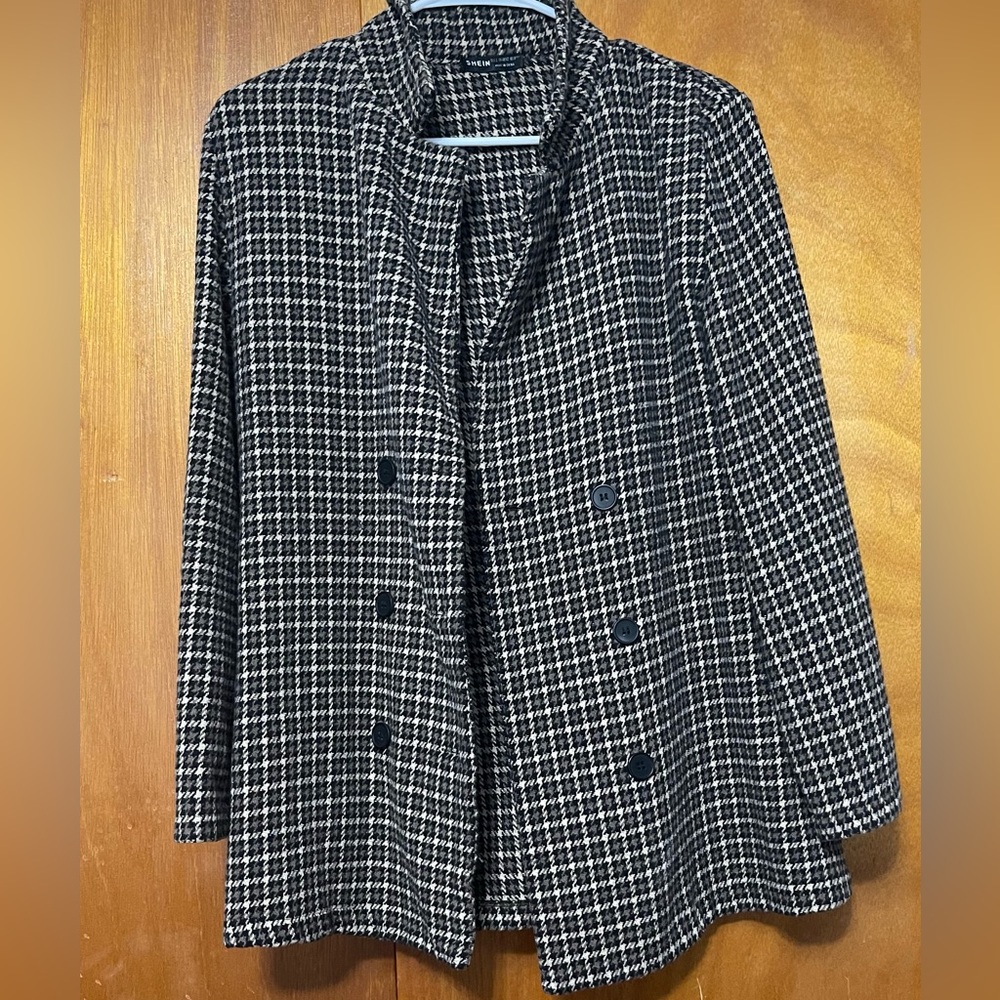 Patterned Blazer Jacket